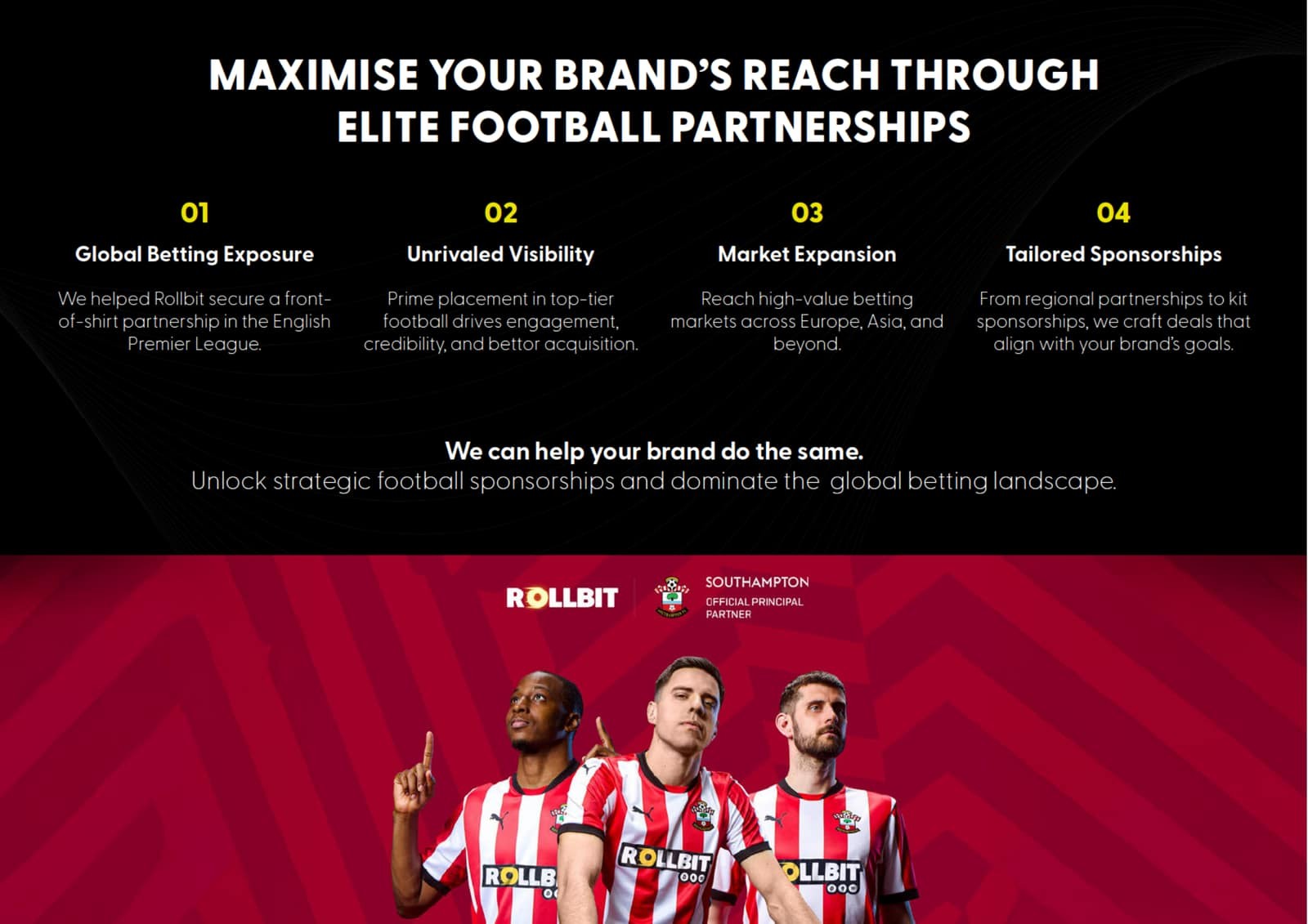 Rollbit × Southampton FC